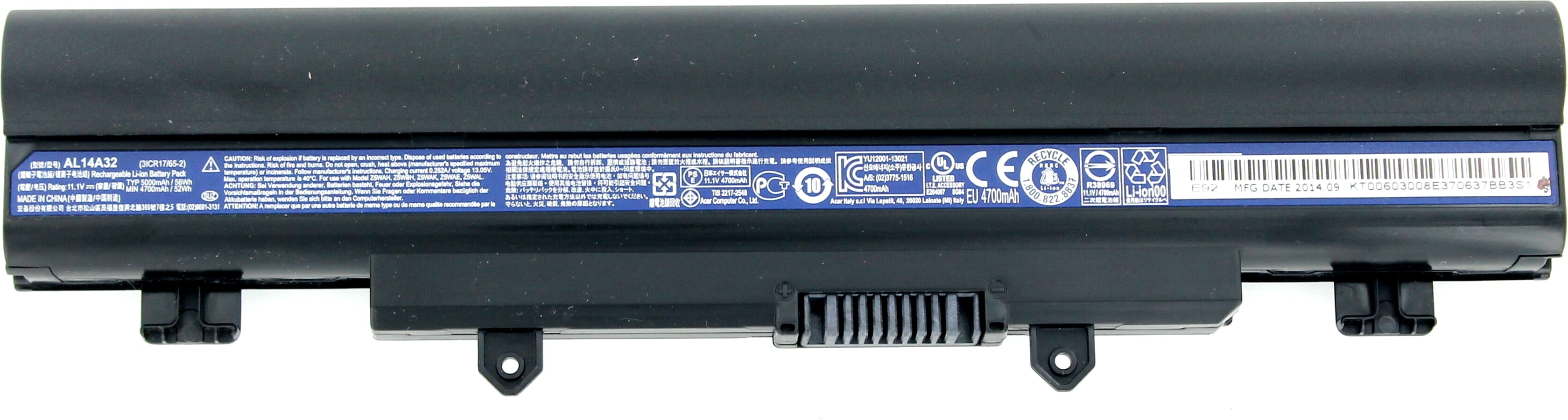 Stemmen Dicteren Paard ᐅ • Acer Laptop Accu 4700mAh - KT.00603.008 | Eenvoudig bij Opladers.nl