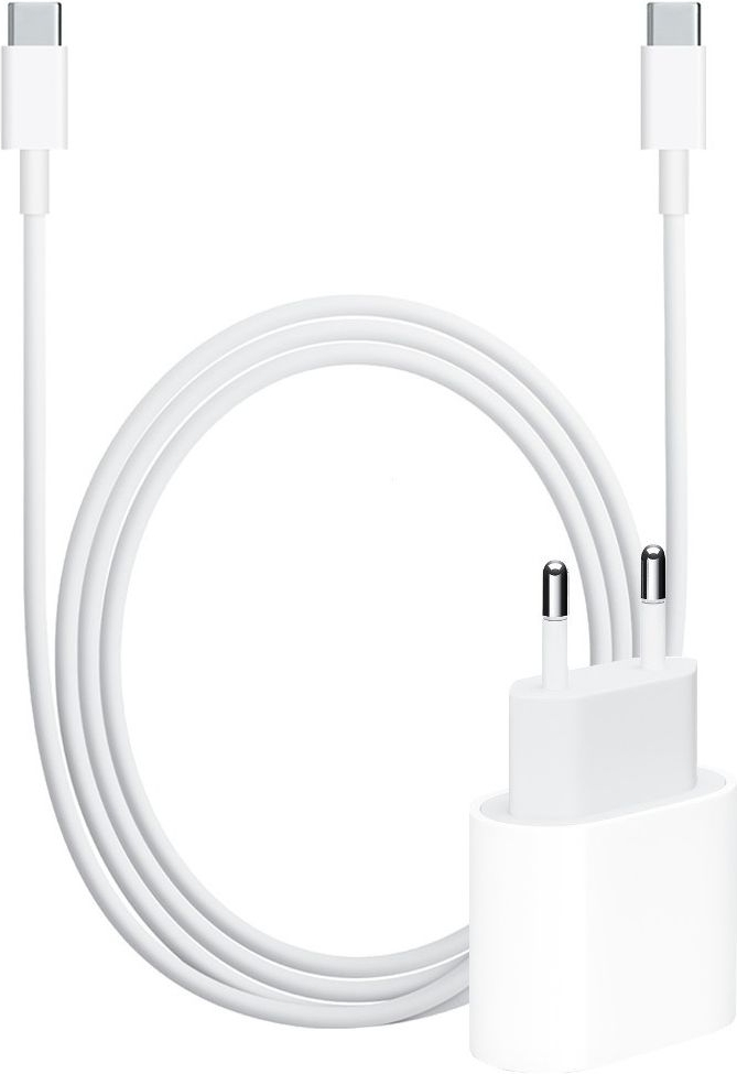 ᐅ • 20W Fast Charger + USB-C Kabel - voor Apple - Meter | Eenvoudig bij Opladers.nl