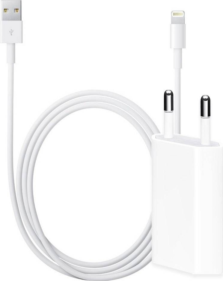 Nauwgezet Allergie Coöperatie ᐅ • 5 Watt Oplader voor Apple - Lightning - 1 Meter | Eenvoudig bij  Opladers.nl