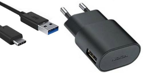 ᐅ Oplader Nokia USB-C 1.3 Ampere CM - Origineel - Zwart | Eenvoudig bij Opladers.nl