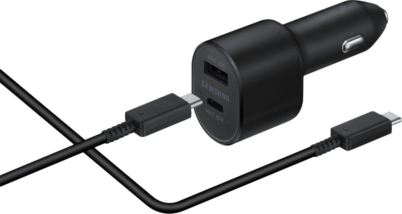 eiland Ontslag Gluren ᐅ • Samsung Super Fast Charging Autolader met 2 Usb Poorten 45W + USB-C  kabel | Eenvoudig bij Opladers.nl