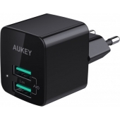 12W Aukey Duo USB Fast Charger - Ultra Compact