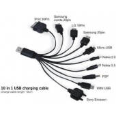 Multi Connector 10-in-1 USB Oplaadkabel