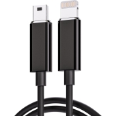 Oplaadkabel geschikt voor Bosch Intuvia van Micro USB naar Lightning 
