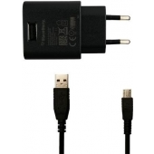 Oplader BlackBerry Mini-USB 0.55 Ampere 100 CM - Origineel - Zwart