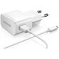 Oplader Samsung Micro-USB 2 Ampere 100 CM - Origineel - Wit