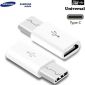 Samsung Converter Micro-USB Naar USB-C - Origineel - Wit