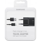 Samsung Galaxy Fast Charger 15W USB-C - Zwart - Retailverpakking - 1.5 Meter